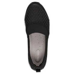 New Easy Spirit Twist Slip On Sneakers Black