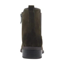 Discount Easy Spirit Wanda Chelsea Ankle Booties OliveSuede