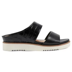 Best Easy Spirit Wilma Slip On Sandals BlackCrocoPrint