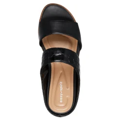 Best Easy Spirit Wilma Slip On Sandals BlackCrocoPrint
